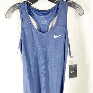 Nike Dri-Fit Navy Running Racerback Tank Top Size L